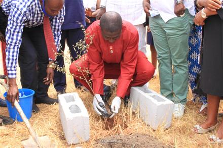 Tree Planting at a Public Secondary School