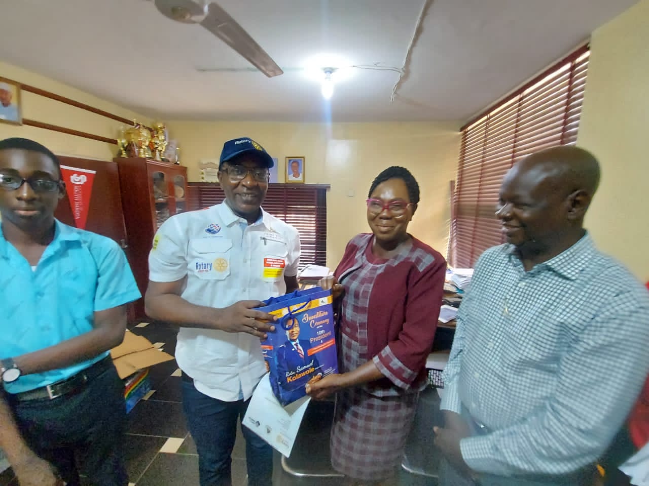 Donation of  Books and teaching aids to the International School University of Ibadan