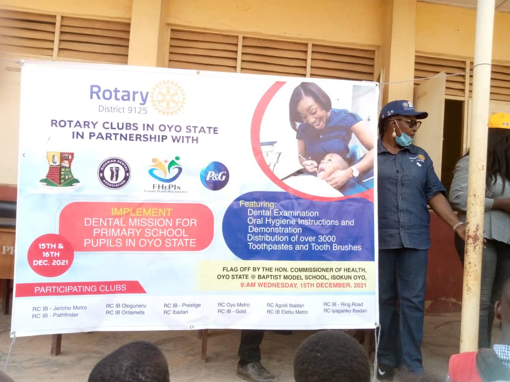 Dental Hygiene Practice demonstrations and distribution of 3000 toothpastes and brushes to pupils